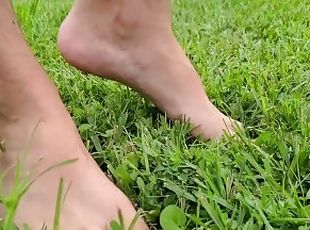 Strollin through the grass