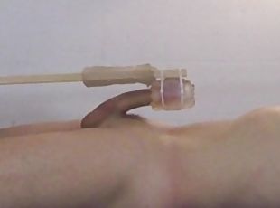 Another Quickshot masturbation machine session (multi-angle video)