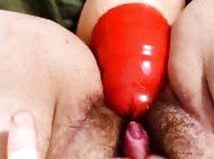 clitoris, grasa, paroasa, masturbare-masturbation, orgasm, pasarica, amatori, milf, jucarie, bbw