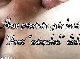 How make you prostate hard? Your EXTENDED  inner dick/4K