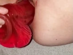 Horny SLUT takes giant dildo (FULL VID ON ONLYFANS)