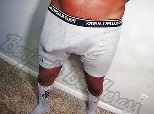 SUBSCRIBE LIKE????- BBC IN GREY BOXERS - IG BENBENDHER