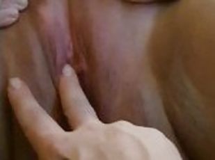 klitoris, pussy, amatør, milf, hjemmelaget, massasje, par, bbw, fingret, erting