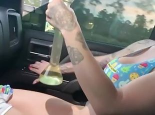 RoAd TrIp!!! FiLLs COCKtail glass with PISS then DRINKS IT!!!