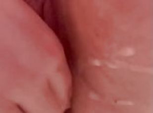 Creampie play and anal plug - nut for my pussy