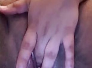 Dripping oil and pussy fingering