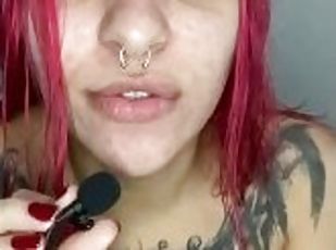storatuttar, hårig, masturbation, fitta-pussy, amatör, brasilien, webbkamera, piercad, ensam, tatuering