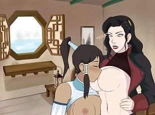 Four Element Trainer (Sex Scenes) Part 78 Korra Sucking Asami Tits By HentaiSexScenes