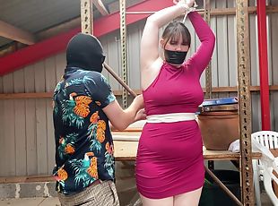 Busty Girl Aoh Tied And Gagged