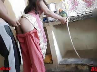 amatør, hindu, køkken, knepning-fucking, webcam, søster, brunette