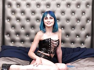 Skinny blue hair Raunchy Open To Pound Anytime