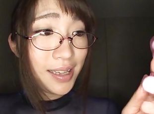 óculos, peluda, cona-pussy, japonesa, pov, natural