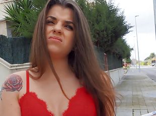 Outdoor fucking in HD POV video with naughty Chiki Bunny
