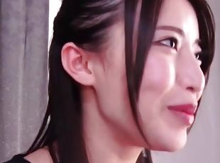 POV video of Mochizuki Risa giving an amazing blowjob to her BF