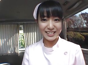 enfermeira, japonesa, pov, uniforme