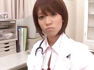 Hot Asian nurse likes to suck a dick more than anything else