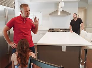 Housewife Adria gets mough fucked behind her husband's back