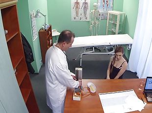 Dirty doctor eats ass of his attractive patient Alexis Crystal
