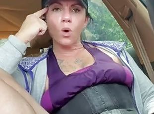 Talk about motivation for squirting big clit in the car