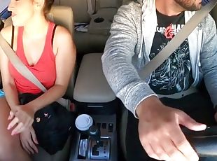 I seduced my Uber driver and sucked his cock hidden cam