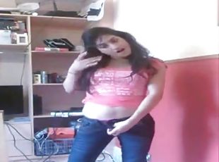 cona-pussy, indiano, stip, webcam, sozinho, jeans