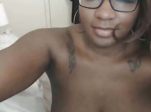Curly has big tits and no body cant resist this ebony black mom