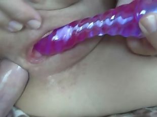 Anal creampie for dissolute wife