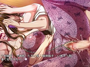 orta-yaşlı-seksi-kadın, vajinadan-sızan-sperm, üç-kişilik-grup, pornografik-içerikli-anime