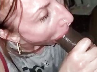BBC penetrates deep inside her tight wet pussy