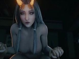 Demon Sexy Gril Fucked And Masturbed!