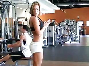 Naughty Babe Working Out