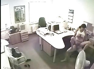Hardcore Office Action With Horny Coworkers In A Voyeur Clip