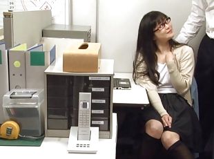asiatic, ochelari, birou-office, hardcore, japoneza, cuplu, realitate, pula