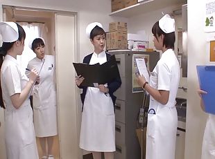 asiatisk, sjuksköterrska, hardcore, japansk, uniform, verklighet, saftig