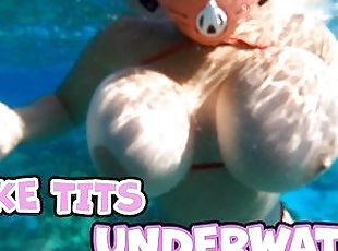 Jessy Bunny - Huge Tits under Water