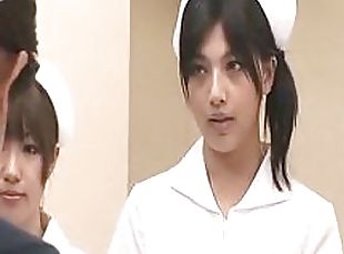 Gorgeous Japanese Nurse Sure Knows How To Handle Their Patients' Cocks