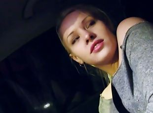 Russian hitchhiker on a cock sucking fat