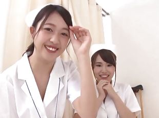 krankenschwester, blasen, schwer, japanier, 3etwas, füße, gesichtspunkt, natürliche, fetisch, kuh-mädchen