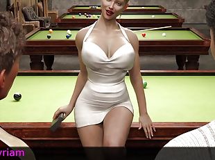 Project Myriam - Hot MILF Gets DP on Billiards Table #1 - 3D game, HD, 60 FPS