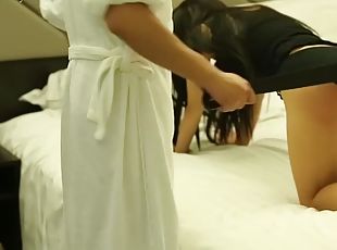 Asian spanking