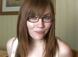 occhiali, amatoriali, giovanissime, webcam, brunette