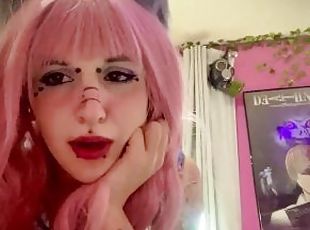 Cosplay teen loves to record herself taking Daddys Dick