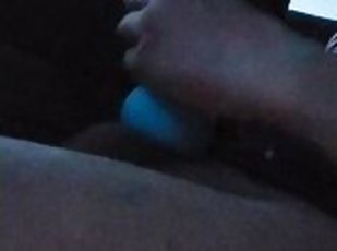 Masturbation in the car with toys