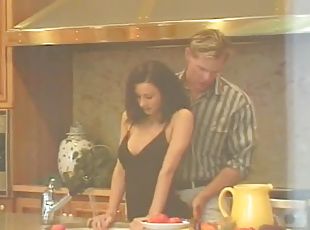 Hot Kitchen Sex With A Smoking Hot Brunette