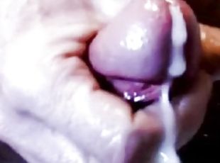 POV cumming on you - imagine the white sperm shooting on you from my small dick