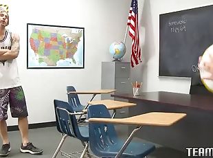 Lola foxx's fucked by her teacher in the classroom