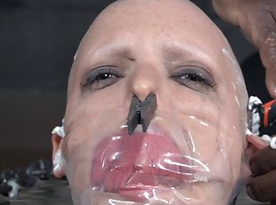 Woman with no hair will endure anything for her nasty master
