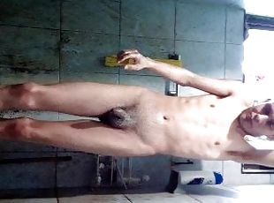 badning, onani, offentlig, amatør, kæmpestor-pik, spiller, webcam, fetish, bruser, solo