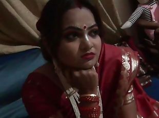 First Night session of a beautiful desi girl. Full Hindi audio