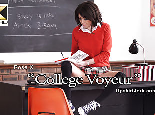 Rose "College Voyeur" - UpskirtJerk